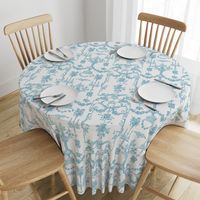 Pompadour Toile aqua 3