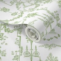 Pompadour Toile basil 1