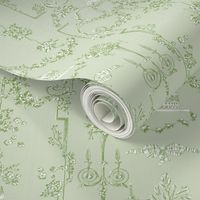 Pompadour Toile basil 2