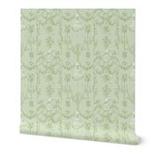 Pompadour Toile basil 2