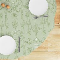 Pompadour Toile basil 2