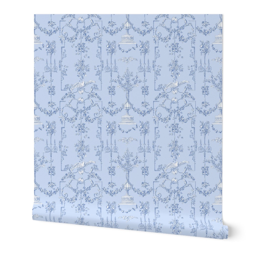 Pompadour Toile blueberry 2