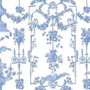 Pompadour Toile blueberry 3