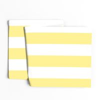 Buttermilk Yellow and White 3 Inch Vertical Circus Stripes