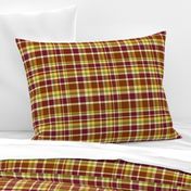 Dragon Lily brown plaid light