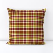 Dragon Lily brown plaid light