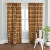 Dragon Lily brown plaid light