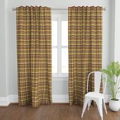 Dragon Lily olive plaid light