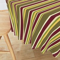 Dragon Lily olive stripe light