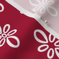 Oklahoma Sooners Crimson w/White Oval Motif