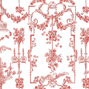 Pompadour Toile strawberry 1