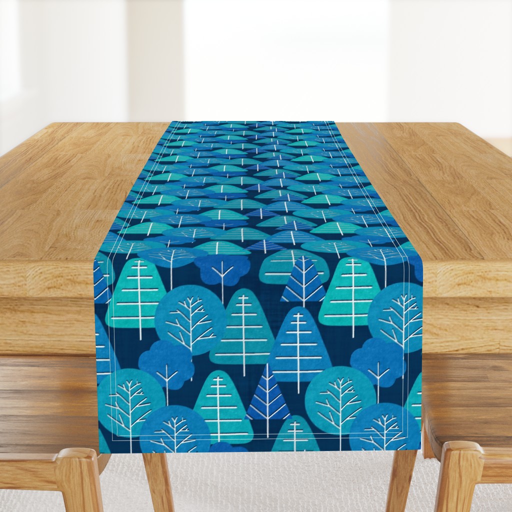 Teal Scandi Forest