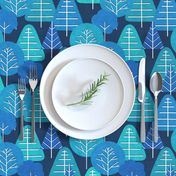 Teal Scandi Forest