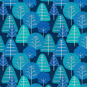 Teal Scandi Forest