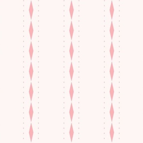 Queen of Diamonds Stripe: Millennial Pink Stripe