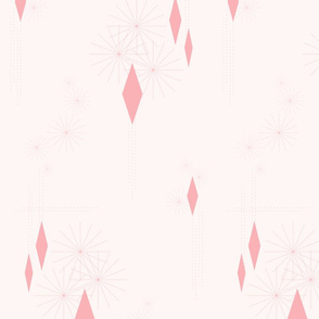 Nineteen Sixty Revisited: Millennial Pink Geometric Pattern
