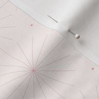 Nineteen Sixty Starburst: Millennial Pink Geometric Pattern