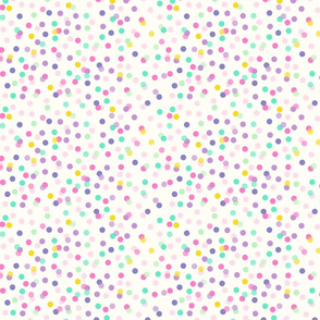 birthday confetti dots // colorful