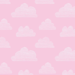 Stripy Clouds (pink)