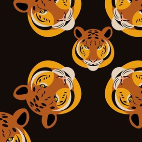 Tiger Head Pattern