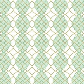 Royale Upholstry #2 Dusty Teal/ Gold