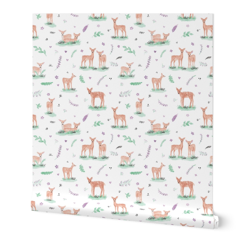 Blake's baby deer with lavender & mint