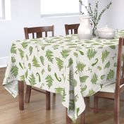 Woodland Ferns-Cream