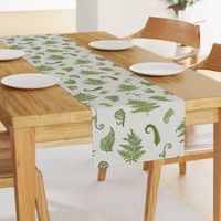 Woodland Ferns-Cream