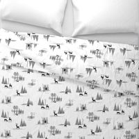 Yeti Toile in Black & White