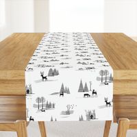 Yeti Toile in Black & White