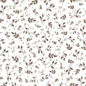 Woodland Leaves-Brown