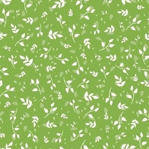 Woodland Leaves-Dark Green