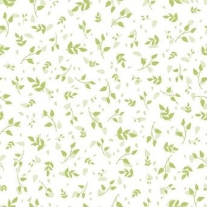 Woodland Leaves-Light Green