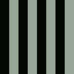 JP17 -  Dark and Pastel Sage Green Basic Stripes