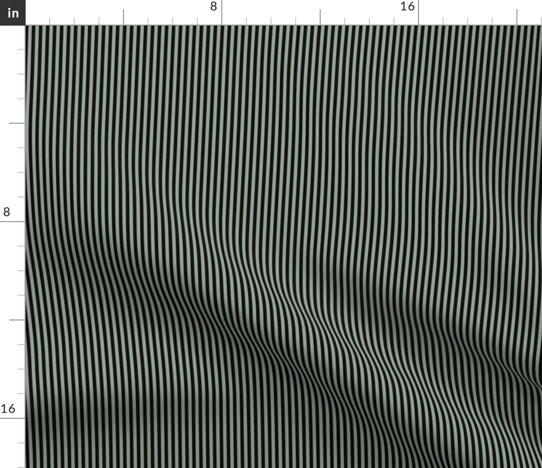 JP17 -  Narrow Sage Green Stripes