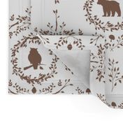 Woodland Silhouette-Brown