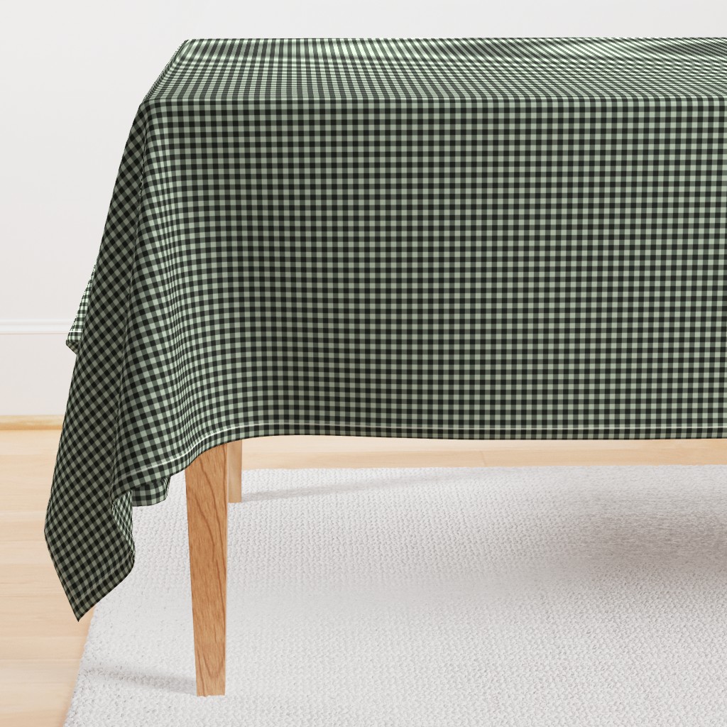 JP17 - Tiny Sage Green Buffalo Plaid