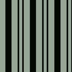 JP17 - Rustic Sage Green Rhythmic Stripes