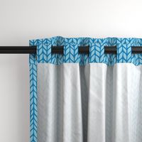 blue knitting pattern