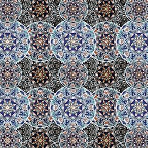 Bohemian Circle Mandalas Tile.