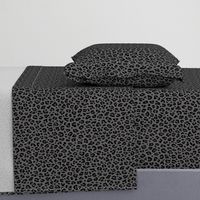 ★ LEOPARD PRINT in BLACK AND GRAY ★ Small Scale / Collection : Leopard Spots – Punk Rock Animal Print