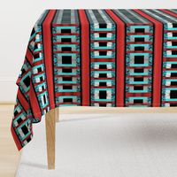 Native American Turquoise Piano Keys