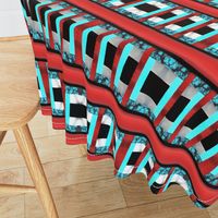 Native American Turquoise Piano Keys