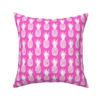 pineapples on hot pink