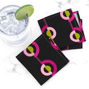 Circles Twist in Pink & Lime