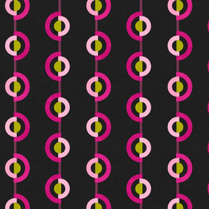 Circles Twist in Pink & Lime