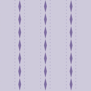 Queen of Diamonds Stripe: Violet Purple Stripes