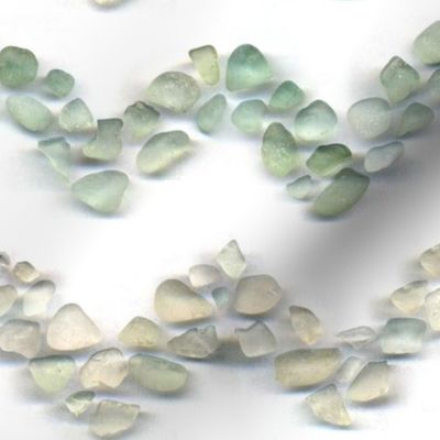 Sea glass - Chevron stripe