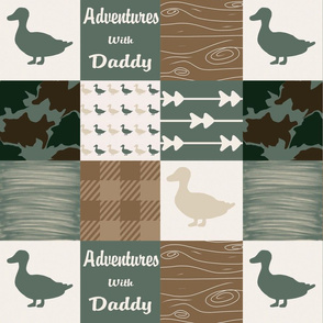 Adventures with daddy - camo  and ducks