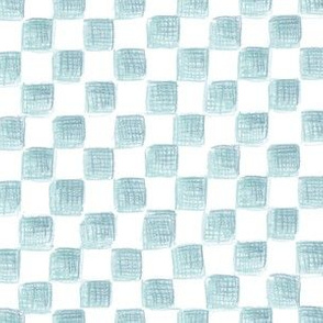 Bowditch's blue squares on plane white
